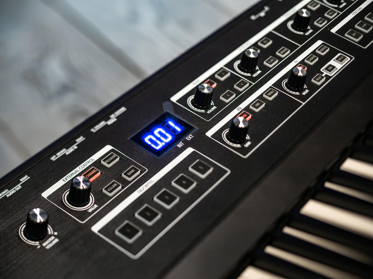 Kurzweil SP1 interface closeup
