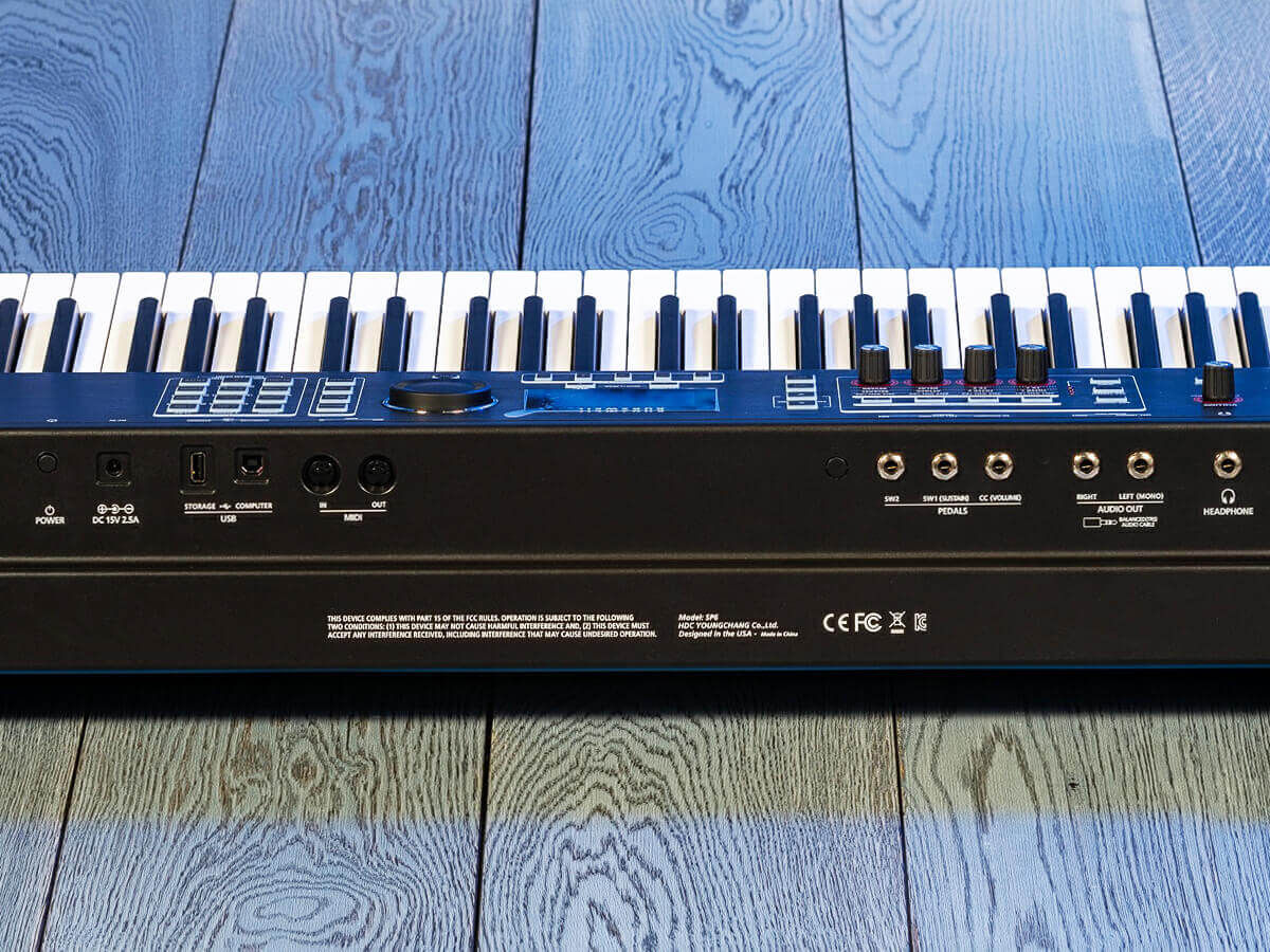 Kurzweil SP6 inputs and outputs