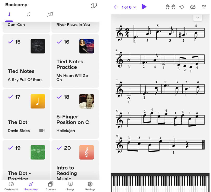 Playground Sessions - mobile app interface