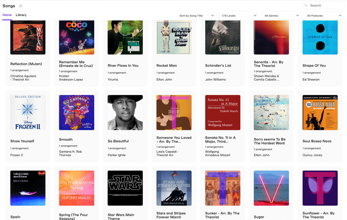 Playground Sessions - song selection