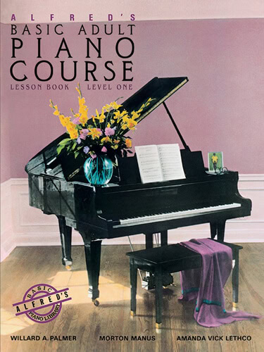 Alfred's Basic Adult Piano Course lesson book