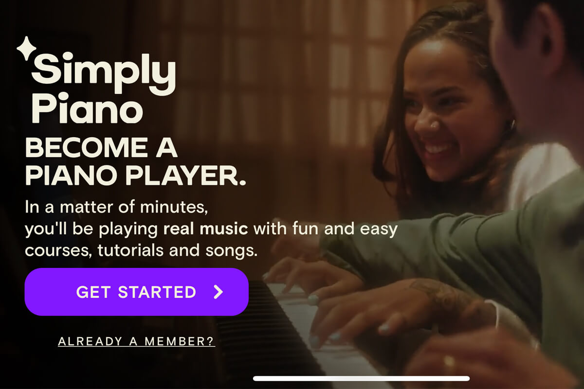 Simply Piano getting started