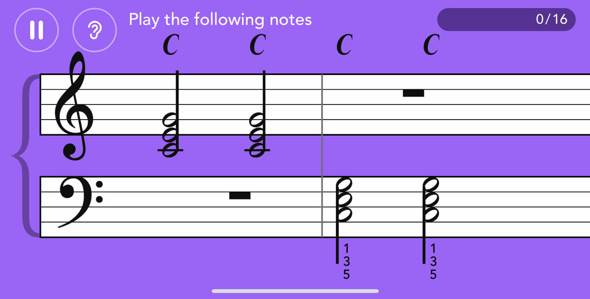 Simply Piano intermediate lesson