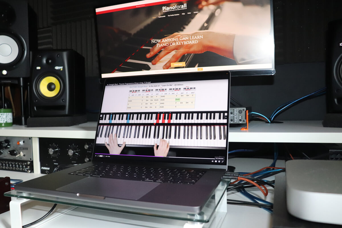 testing Pianoforall lesson platform