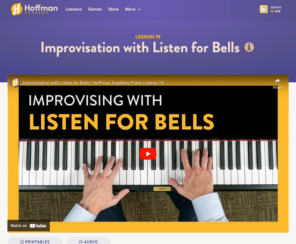 Hoffman Academy Lesson 19