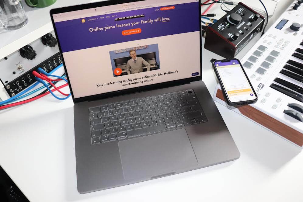 Hoffman Academy online piano lesson platform review