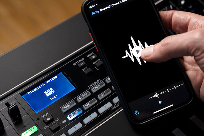 Yamaha CK series Bluetooth connectivity