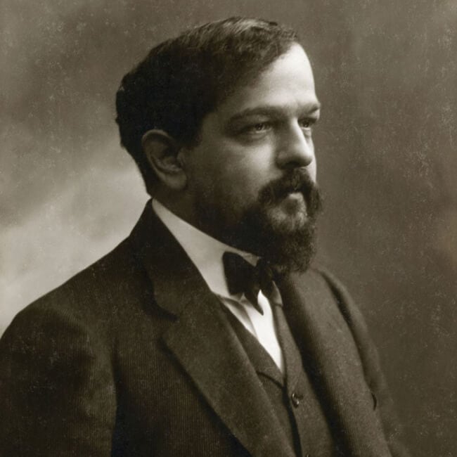 French pianist and composer Claude Debussy