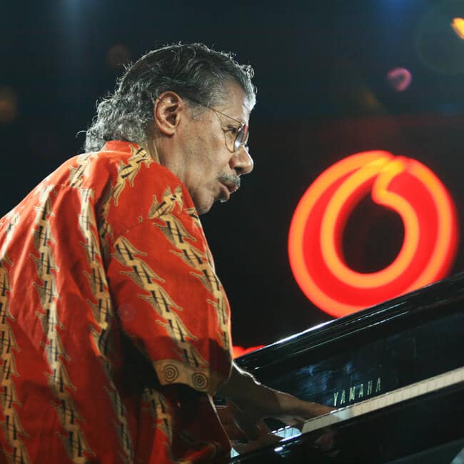 jazz pianist and composer Chick Corea