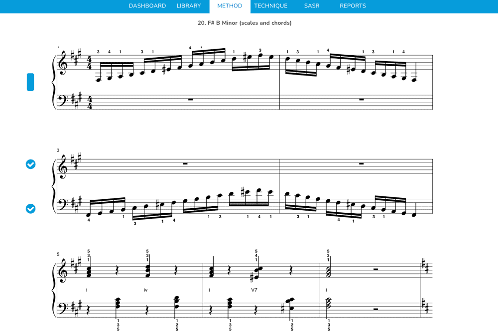 Piano Marvel - Method lesson