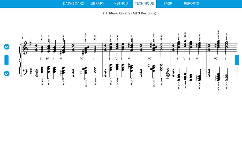 Piano Marvel - Technique lessons - Inversions