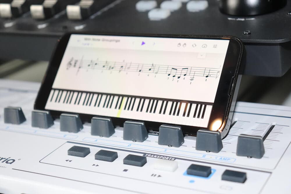 Playground Sessions app during the test