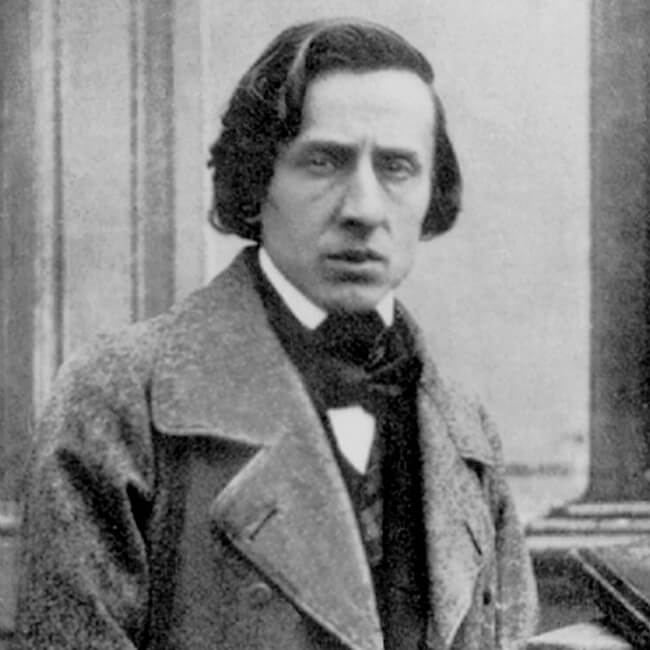 Polish composer and pianist Frédéric Chopin