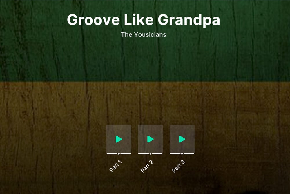 Yousician Piano - lesson parts