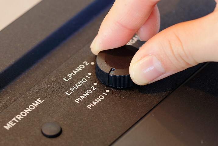 Korg Liano voice selection knob