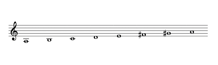 Melodic minor scale ascending