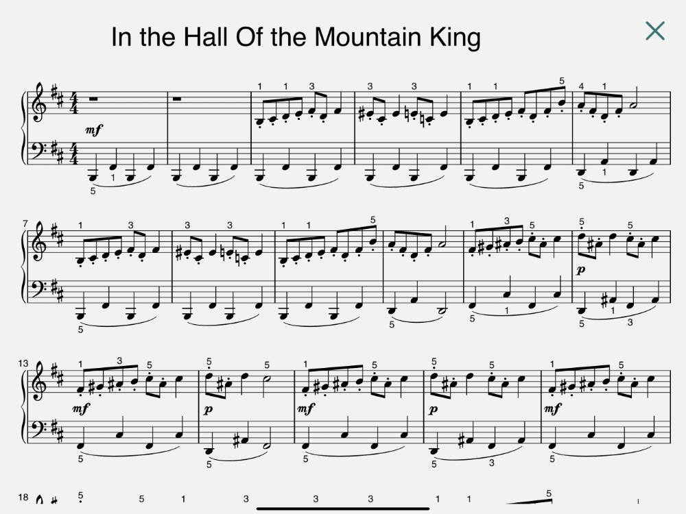 Skoove intermediate-level lesson